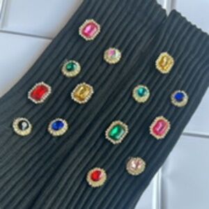 “THE Queen “ slouch bling socks